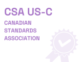 Compliant with: CSA US-C - Canadian Standards Association