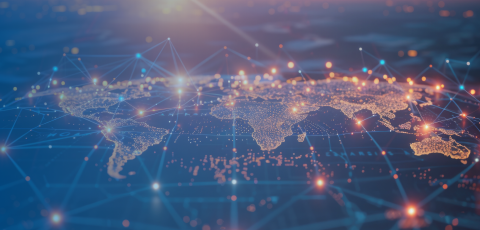 Bild Weltkarte / globale Standorte der Division Precision Cooling