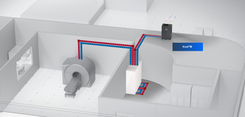 Grafische Darstellung Kühlanwendung MRT mit Kool°M